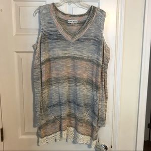 Knox Rose cold shoulder sweater